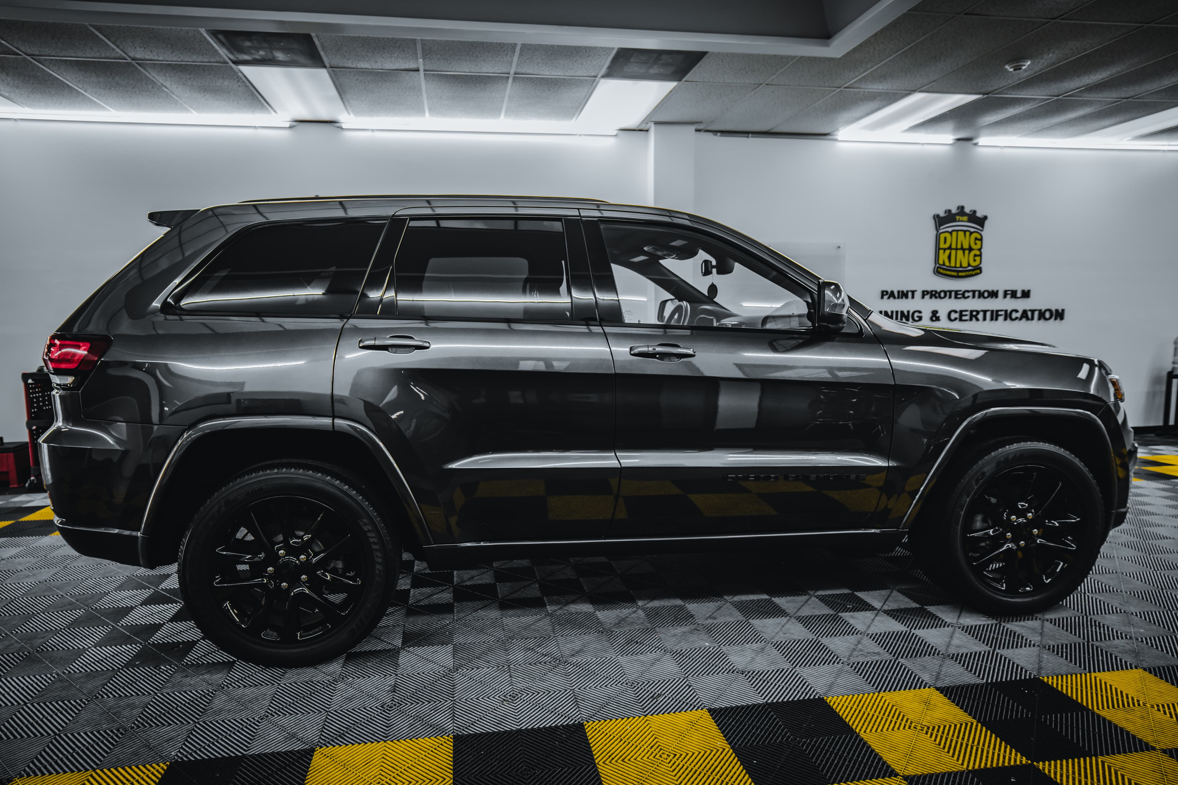 A vehicle with a freshly reconditioned, front-line-ready finish